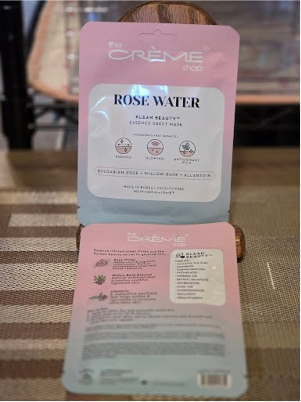 #TCS-2213 The Creme Shop Rose Water Sheet Mask